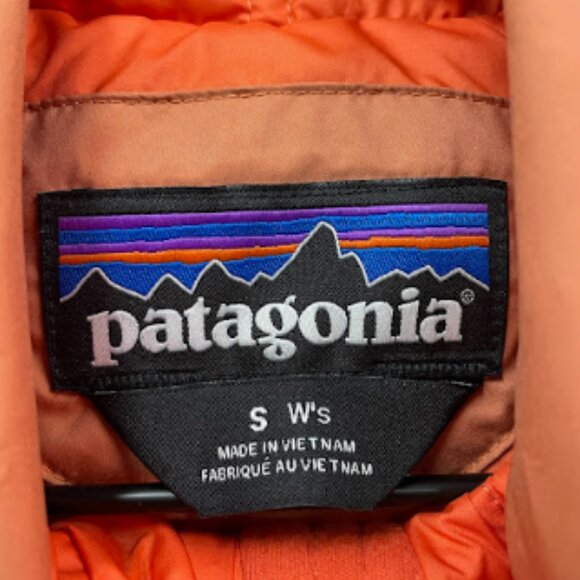 Patagonia Women's Vest, Orange, Sz S - Picture 2 of 3
